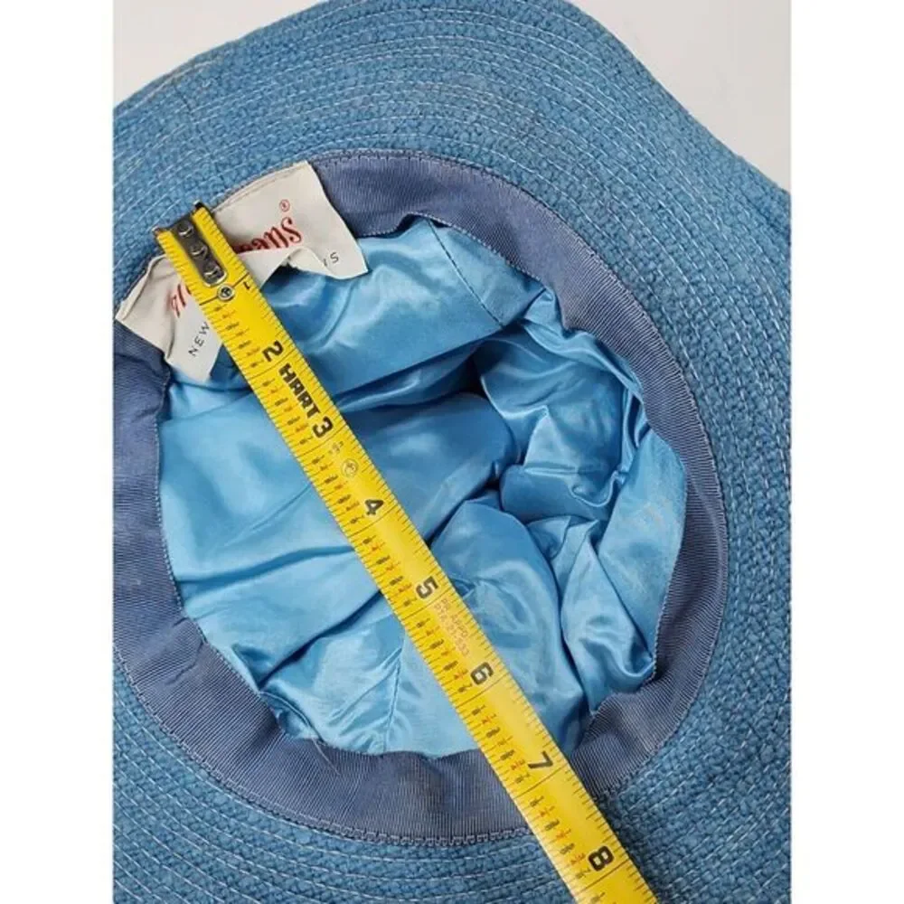 Vintage Madcaps New York Paris Blue‎ Hat